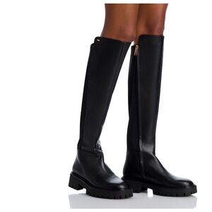 Michael Kors Women's Black Knee-High Platform Riding Boots